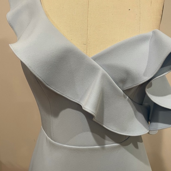 NWOT BCBG MAXAZARIA  ASYMMETRICAL RUFFLE Hem - Picture 4 of 16